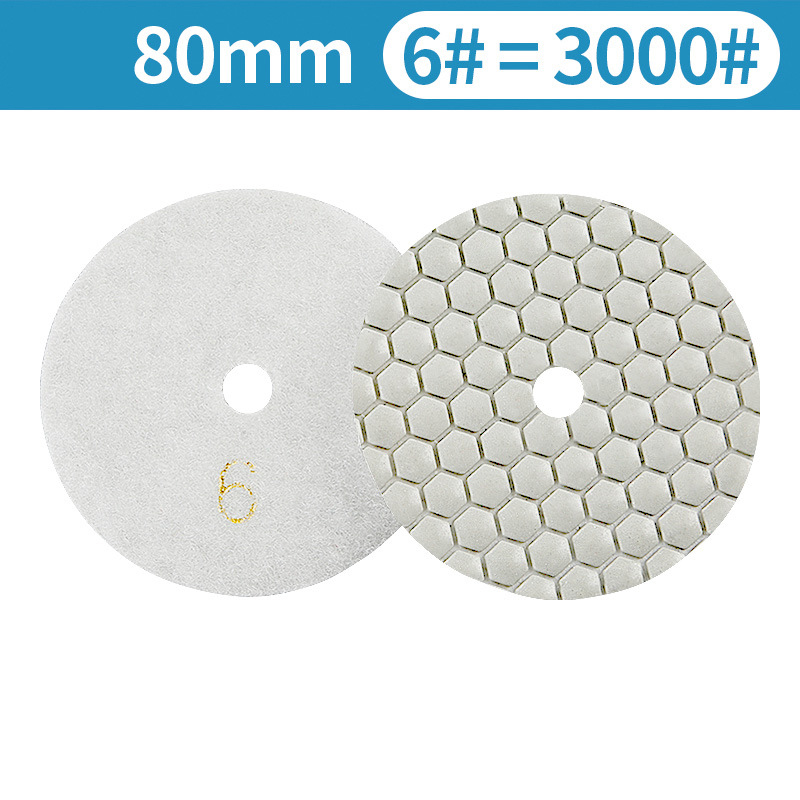 80mmDry Diamond Polishing Pads -dry polishing pads for marble and granite diamond