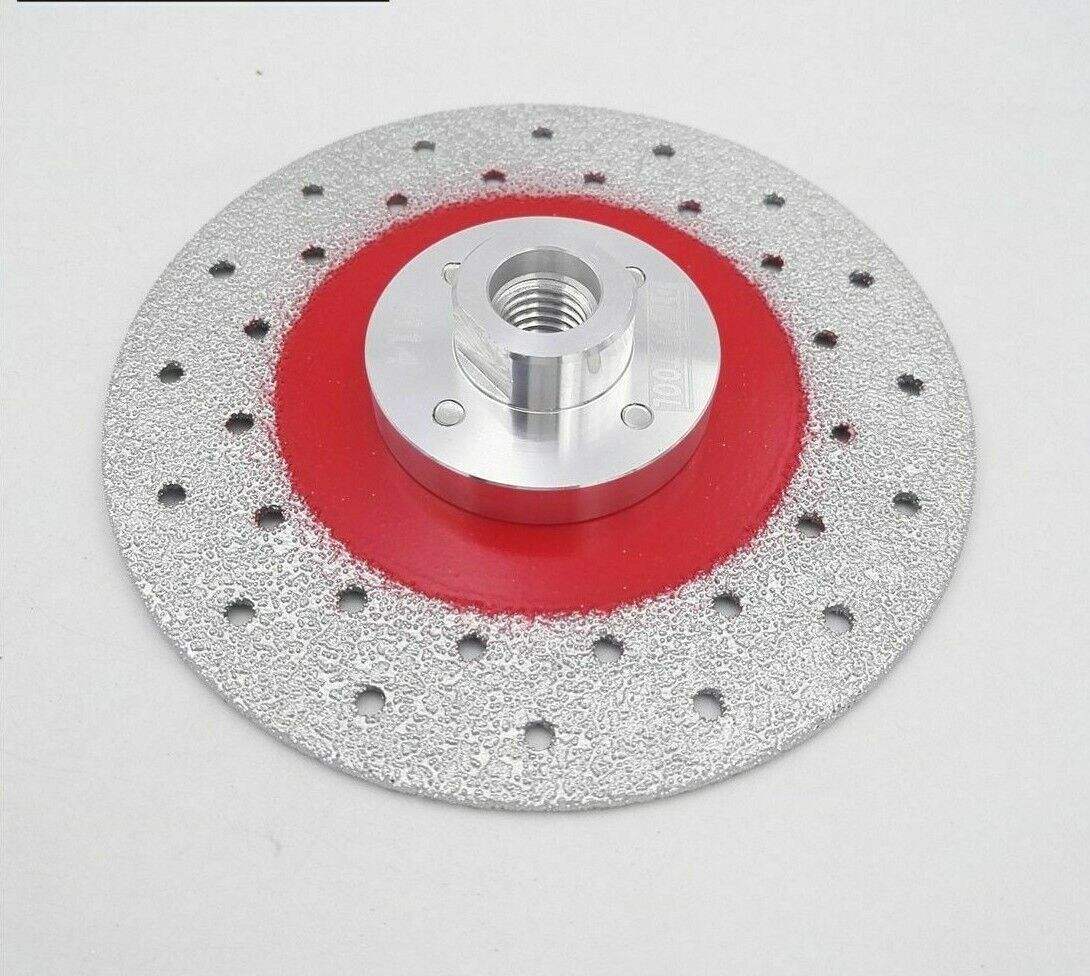 Double Sided Vacuum Brazed Diamond Cutting & Grinding Disc With M14 Thread For Cutting Stone/granite/marble/concrete