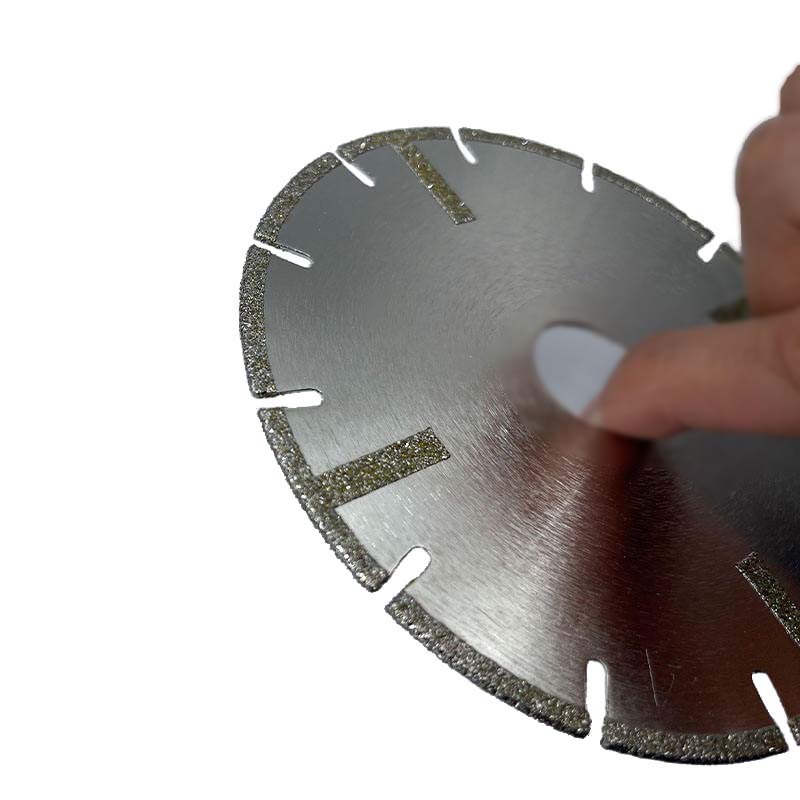 Electroplated stone marble 125 mm diamond cutting disc blade circular saw blade