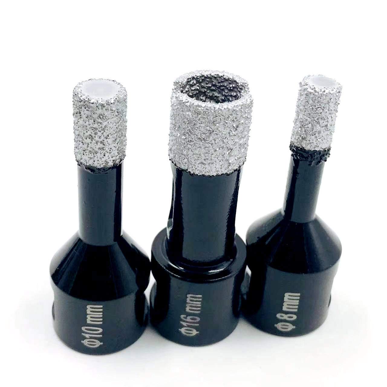 Dry Diamond Drilling Core Bits Ceramic Tile Hole Saw Cutter Granite Marble Drill Bits with 6-16mm M14 Thread Opener