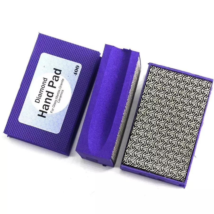 Diamond Sanding Pads Polishing Tools Electroplated Hand Polishing Pad For Glass Diamond hand pads for glass