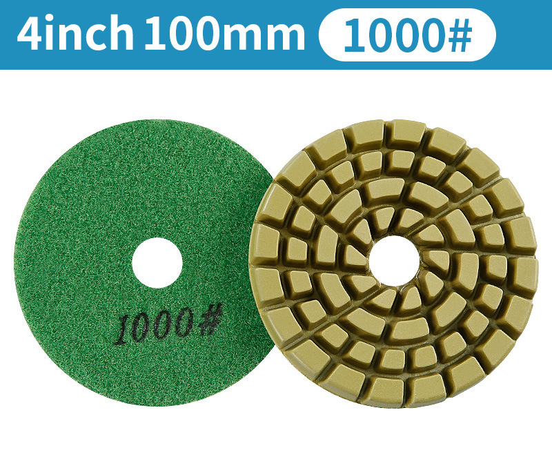 100mm/4inch Diamond Floor Polishing Pad Resin Bond Diamond Concrete Sanding Discs