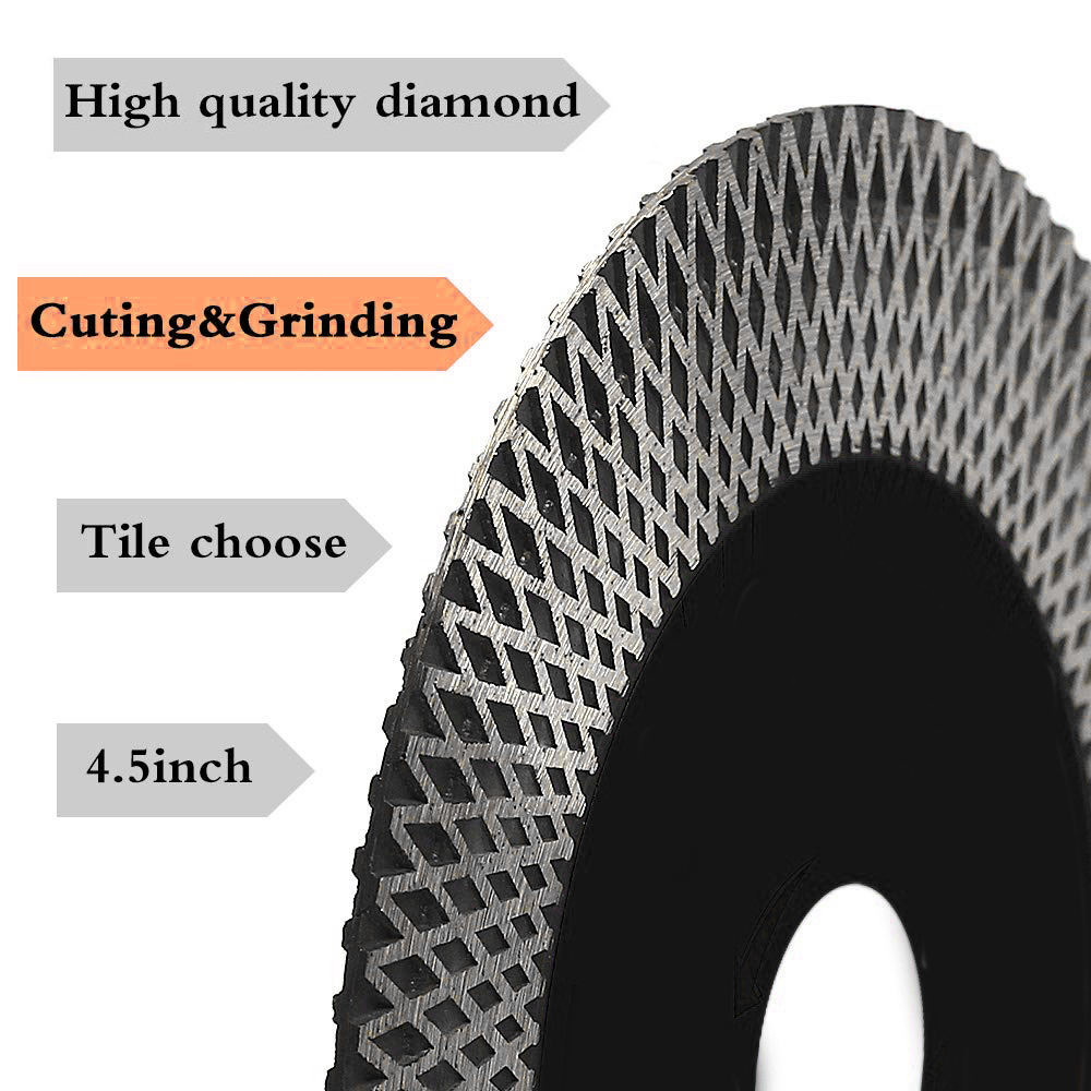 115/125mmHot Pressed Sintered Diamond Turbo Mesh Cut Saw Blade for Porcelain Ceramic Tile Marble