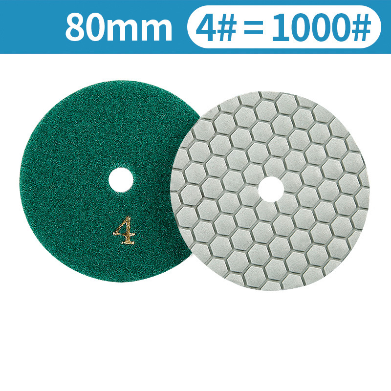 80mmDry Diamond Polishing Pads -dry polishing pads for marble and granite diamond