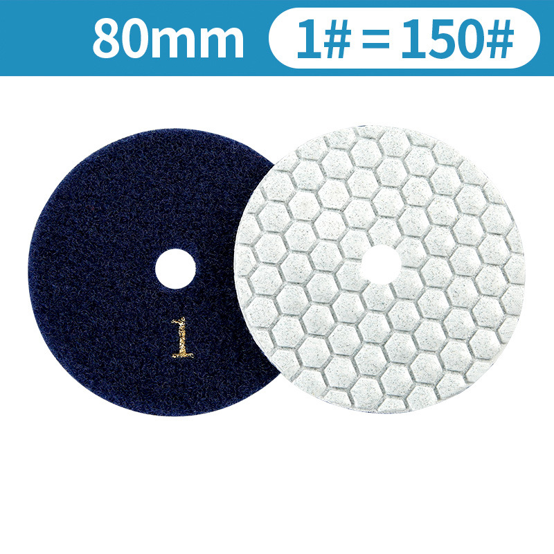 80mmDry Diamond Polishing Pads -dry polishing pads for marble and granite diamond