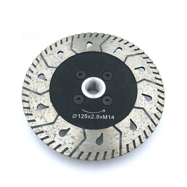 5inch /125mm Turbo cutting and grinding diamond blade for granite