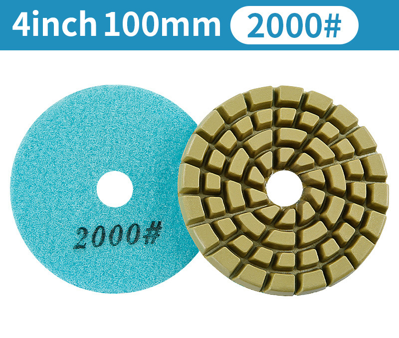 100mm/4inch Diamond Floor Polishing Pad Resin Bond Diamond Concrete Sanding Discs