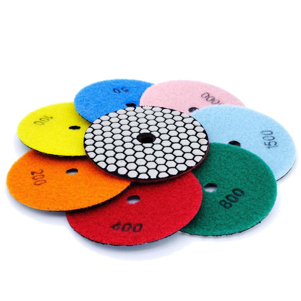 4 Inch Dry Diamond Polishing Pads -dry polishing pads for marble and granite diamond marble polisher pads