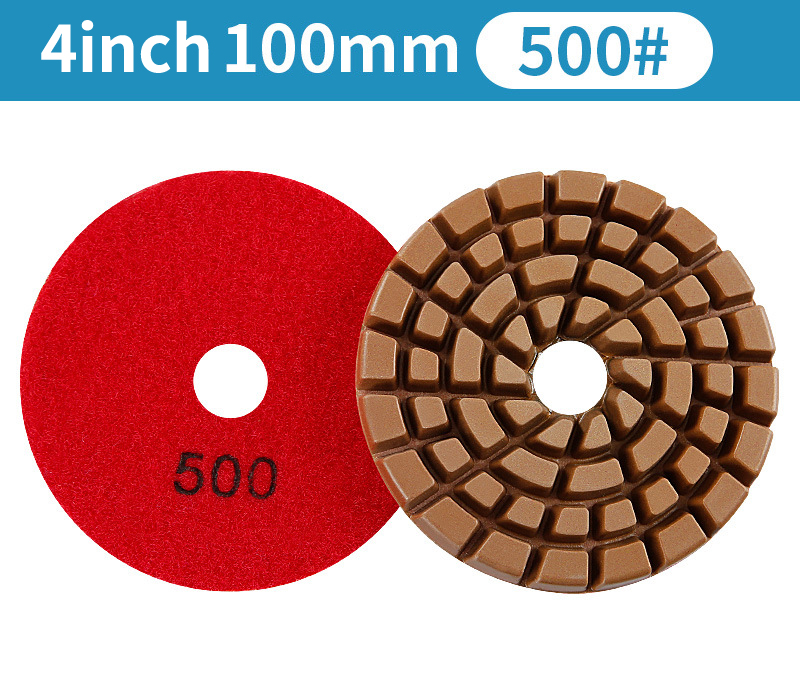 100mm/4inch Diamond Floor Polishing Pad Resin Bond Diamond Concrete Sanding Discs