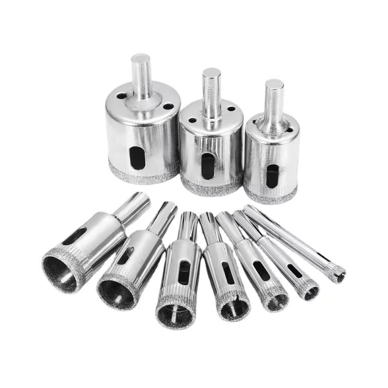 Electroplated Diamond Core Drill Bit Glass Tile Hole Saw Cutter Glass Core Drill Bits