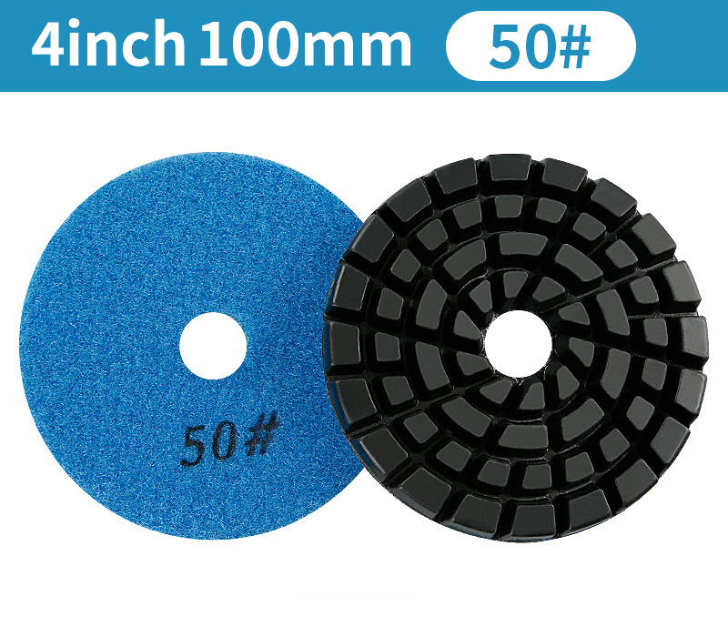 100mm/4inch Diamond Floor Polishing Pad Resin Bond Diamond Concrete Sanding Discs