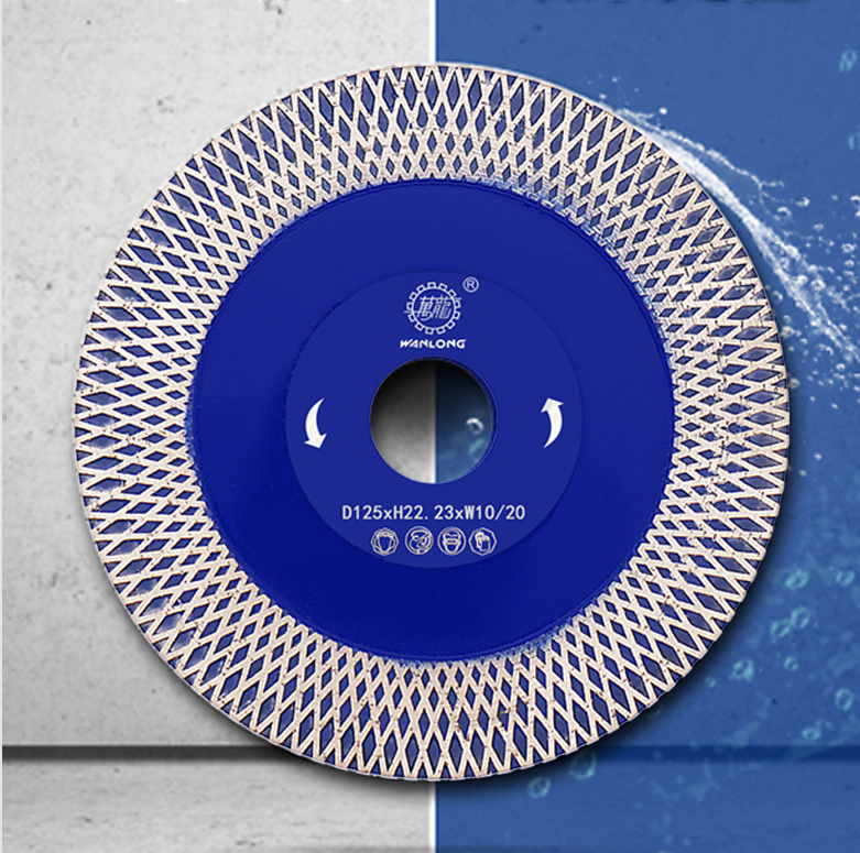 115/125mmHot Pressed Sintered Diamond Turbo Mesh Cut Saw Blade for Porcelain Ceramic Tile Marble