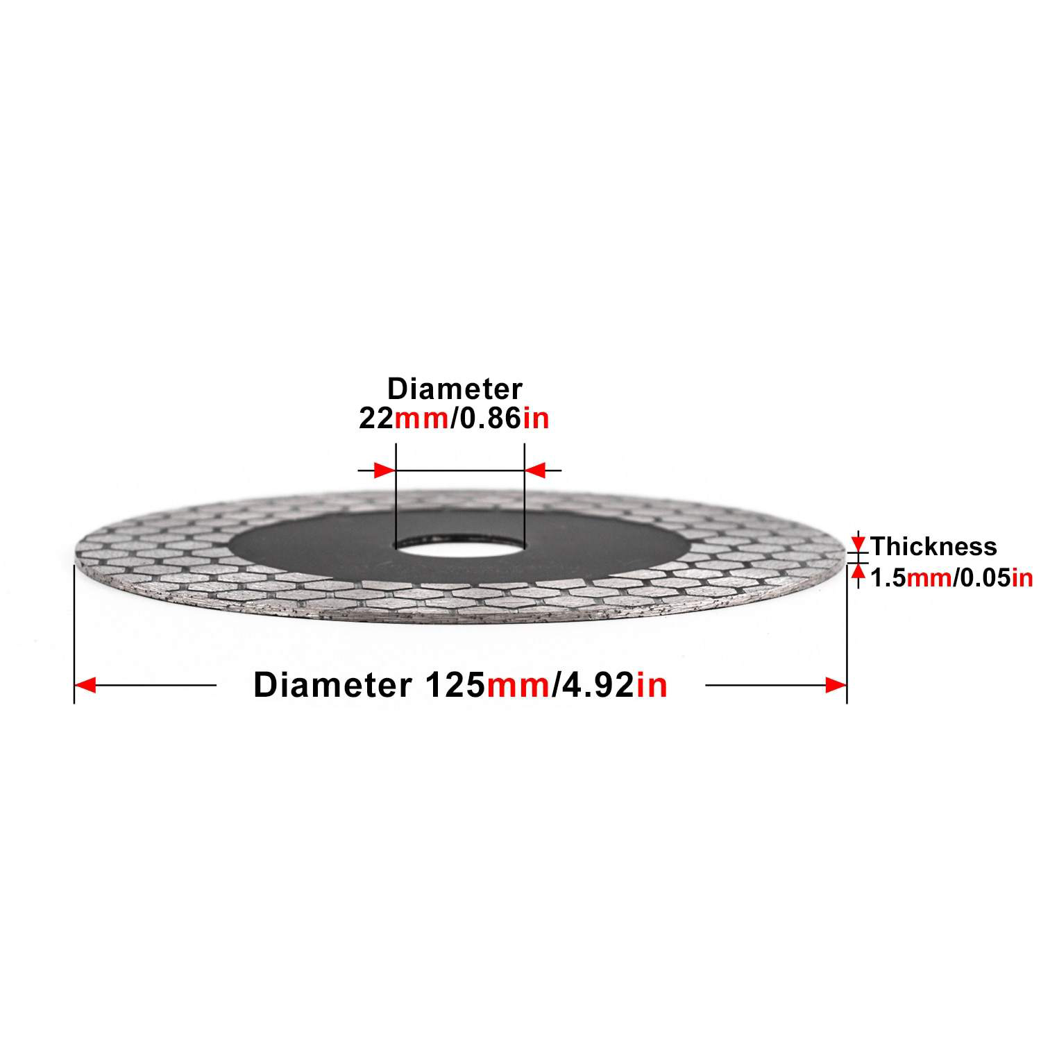 115/125mm Diamond Saw Blade Ceramic Tile Special Grinding Cutting Blade Tile Cutting Blade