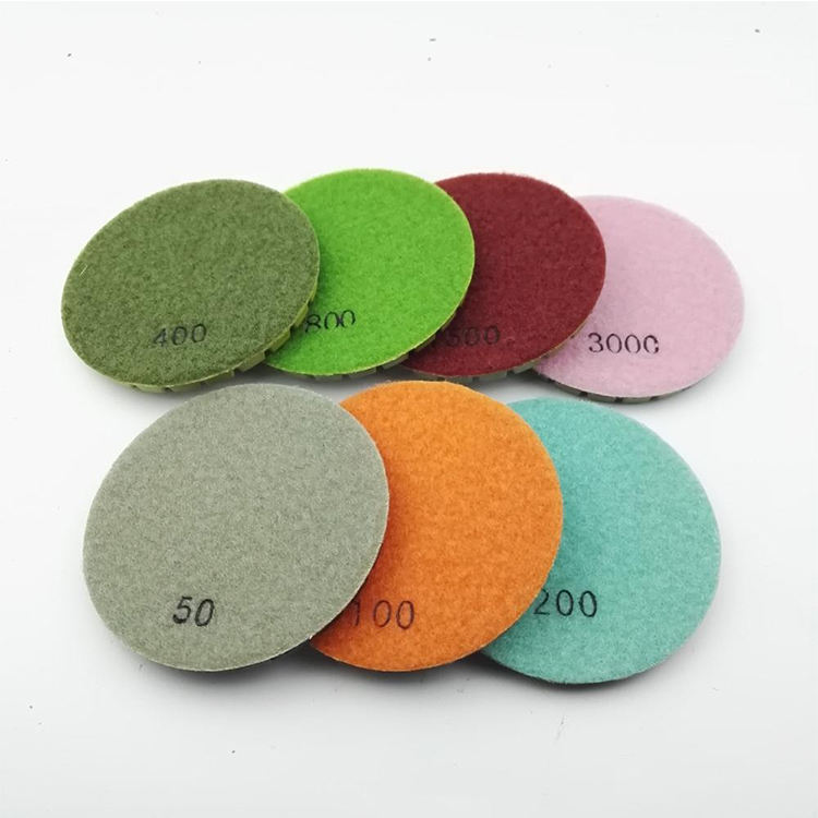 4inch Thickened diamond resin bond diamond sanding disc for concrete floor