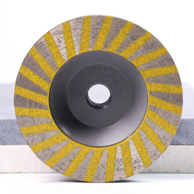 100mm/M14 Coarse Resin filled Diamond Cup Wheel for Granite Marble