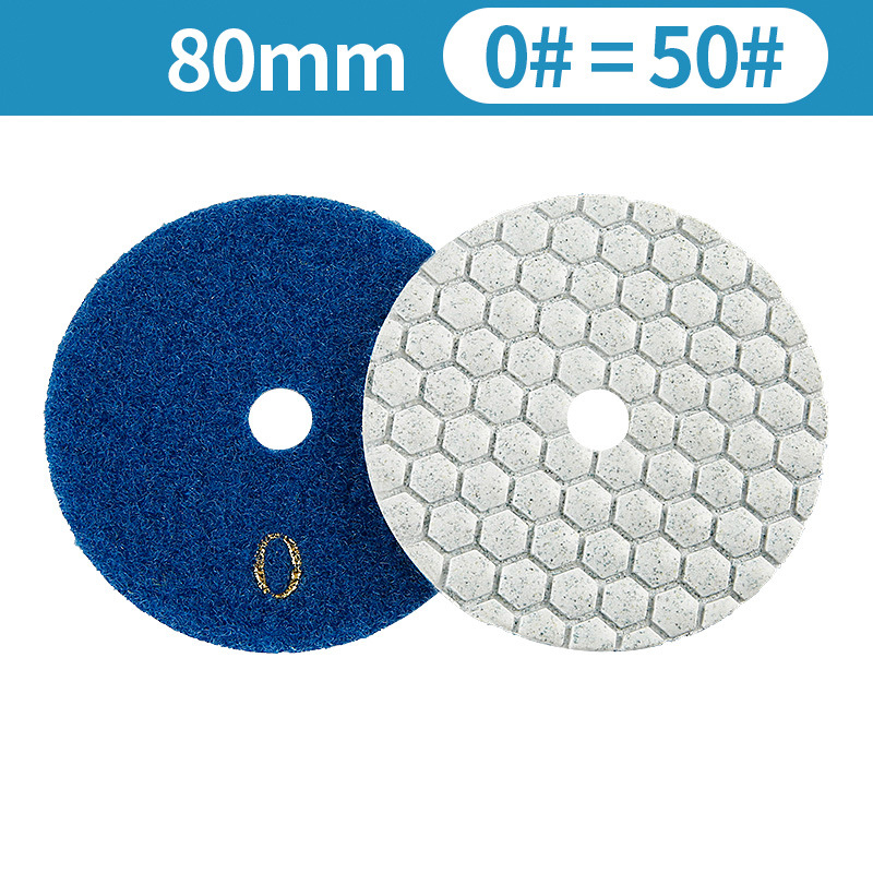 80mmDry Diamond Polishing Pads -dry polishing pads for marble and granite diamond