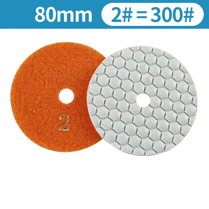 80mmDry Diamond Polishing Pads -dry polishing pads for marble and granite diamond