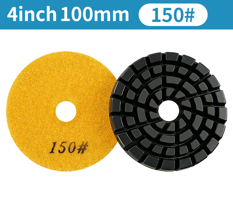 100mm/4inch Diamond Floor Polishing Pad Resin Bond Diamond Concrete Sanding Discs