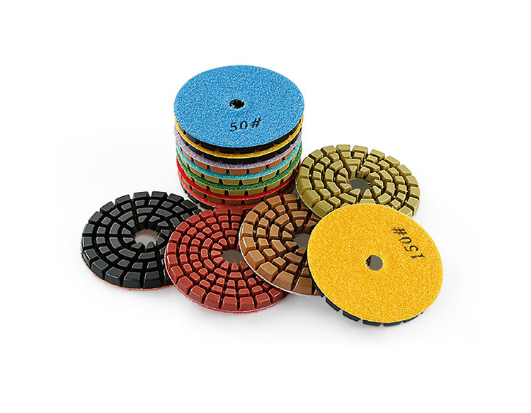 100mm/4inch Diamond Floor Polishing Pad Resin Bond Diamond Concrete Sanding Discs