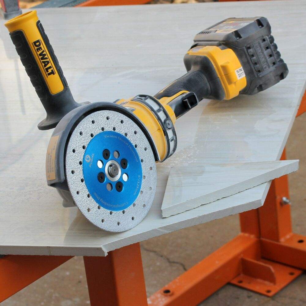 Double Sided Vacuum Brazed Diamond Cutting & Grinding Disc With M14 Thread For Cutting Stone/granite/marble/concrete